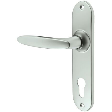 Poignée de porte vachette jazz fonction clé type L 165 mm