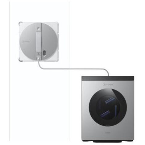 Robot lave-vitres ECOVACS Winbot W3 Omni Argent avec station multifonction