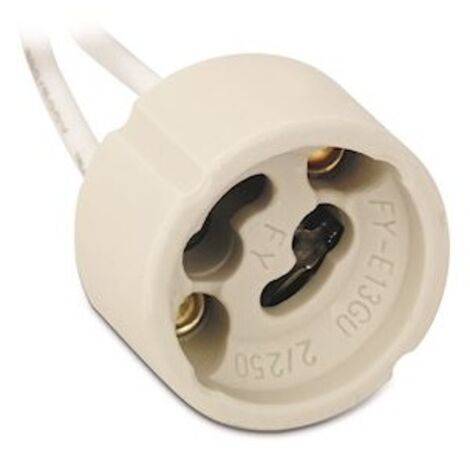 Aurora DA821 Douille stEatite GU10 plus fils 15cm TEFLON (1/2)
