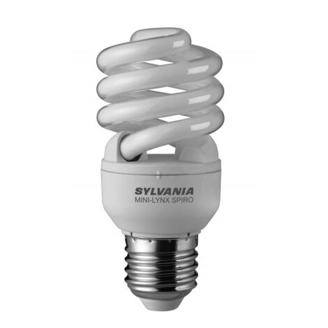 Lampe fluo-compacte MINI-LYNX SPIRAL Fast-Start 827 E27 15W - SYLVANIA - 0035215 (1/2)