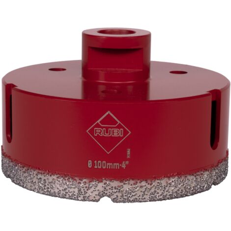 Rubi – Trépan diamanté 100 mm M14 pour grès cérame, marbre et granit – Longue durée – 57907