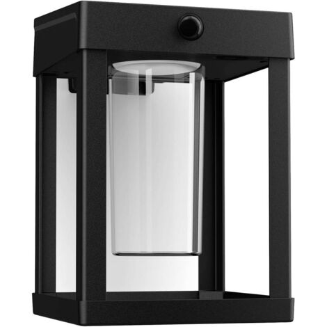 Philips LED Camill 8720169263918 Applique solaire extérieure avec détecteur de mouvement LED 1.4 W noir V509923 (1/4)