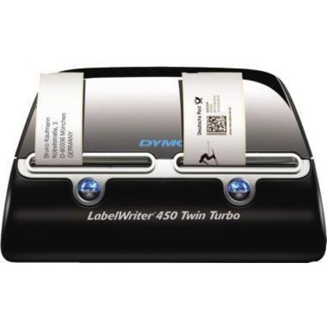 DYMO LabelWriter 450 Twin Turbo Imprimante d'étiquettes thermique directe 300 x 600 dpi Largeur des étiquettes (max.): (1/5)