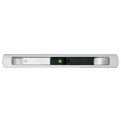 Verrou à levier finition argent 6401 pour coulissant menuiserie aluminium TFC - STREMLER