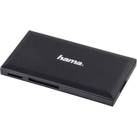 Hama 00181018 lecteur de carte mémoire USB 3.2 Gen 1 (3.1 Gen 1) Noir (1/4)