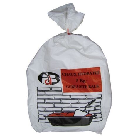 Chaux 5kg en sac – Émissions A+ – Pour chantiers humides – Sac hermétique pour conservation optimale – Forever