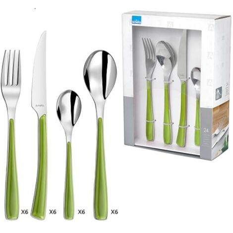 ALIZEE MENAGERE 24P COMPACT VERT AMEFA - 2224GRAF11C71 (1/3)