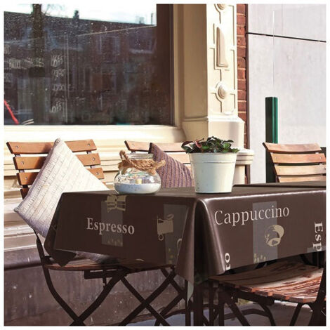 NAPPE MANHATTAN CAPPUCCINO RONDE 150CM D-C-FIX - F2312013 (1/2)