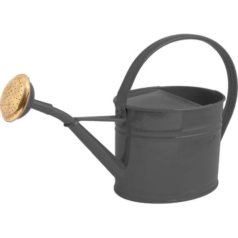 Arrosoir ovale GUILLOUARD Nogent 1,75 L acier galvanisé gris anthracite 20325