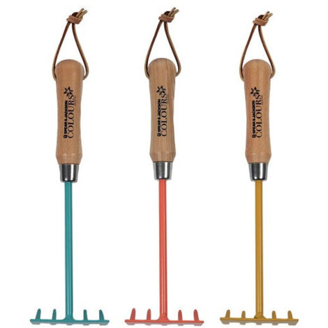 RATEAU FLEURS COLOURS MANCHE BOIS ASSO SPEAR & JACKSON - 50556 (1/4)