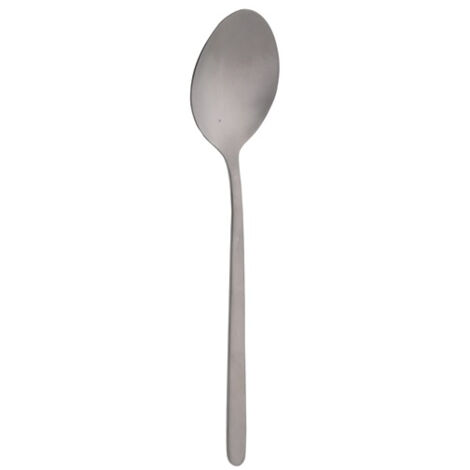 Cuillère de table Jean Dubost Anuradha satinée en acier inoxydable lot de 6 20,5 cm