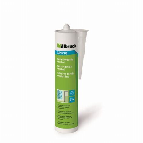 Illbruck – Mastic colle hybride polymère cristal 310 ml – Collage transparent pour verre et aluminium – Souple et étanche – Résistance à la traction 2 N/mm² - SP030 (1/3)