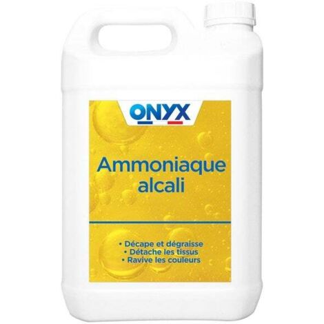 Ammoniaque alcali ONYX 5L – Nettoyant puissant pour surfaces dures – Dégraissant efficace pour carrelages et sanitaires – Ravive les couleurs des tissus – Ardea (1/3)