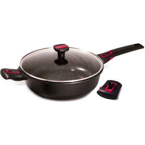 Baumalu - Sauteuse avec couvercle granit Pro céramique 24 cm (1/3)