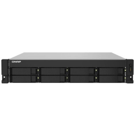 QNAP TS-832PXU NAS Rack (2 U) Ethernet/LAN Aluminium, Noir AL324 (1/5)