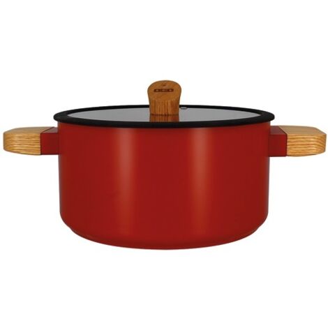 OGOLIVING - ECTOR FAITOUT 24CM PAPRIKA MANCHE BOIS (1/5)