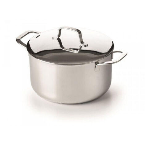 Faitout BEKA Maestro 24 cm acier inoxydable 18/10 5 L avec couvercle (1/4)