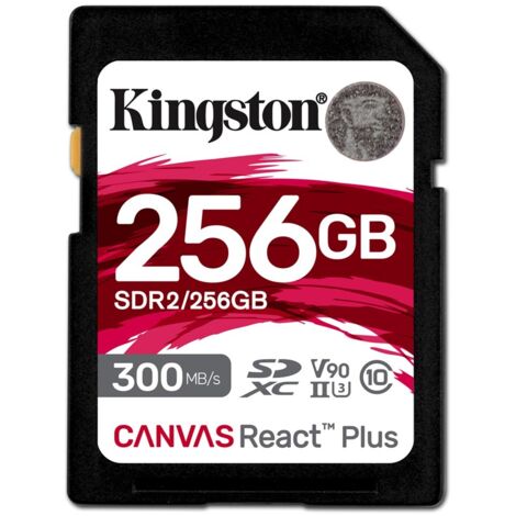 KINGSTON Carte SD Canvas React Plus 256GB (1/5)