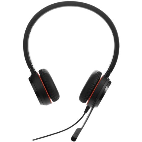 Jabra Evolve 20 SE Stereo Headset - Écouteurs Certifiés Microsoft Teams pour Softphone VoIP avec Suppression (1/4)