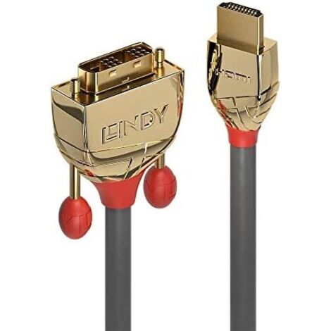 LINDY HDMI an DVI-D Single Link Kabel Gold Line 2m (1/3)