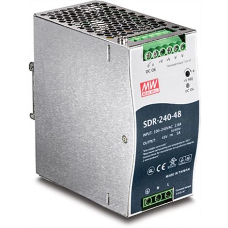 TRENDnet TI-S24048 - Alimentation électrique rail DIN électrique à sortie simple 240 W (1/3)