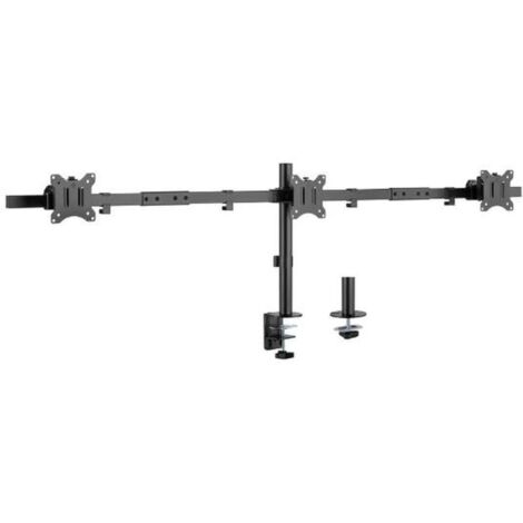 Equip 650158 Support de bureau noir pour 3 moniteurs (1/3)