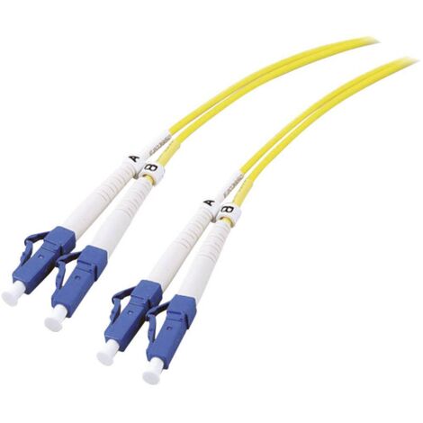 Duplex Patchkabel LC/LC 9/125µ OS2, gelb, 2,0 mm (1/2)