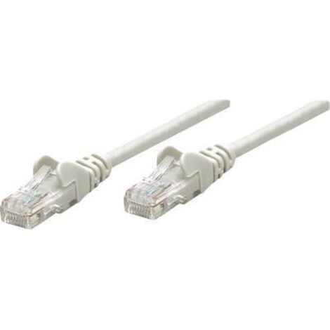Intellinet 733229 RJ45 Câble réseau, câble patch CAT 6 S/FTP 1.00 m gris contacts dorés 1 pc(s) Y261161 (1/2)