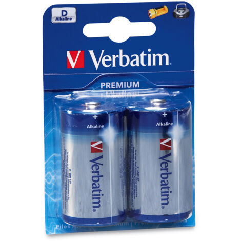 Verbatim 49923 - Lot de 2 piles alcalines (1/3)
