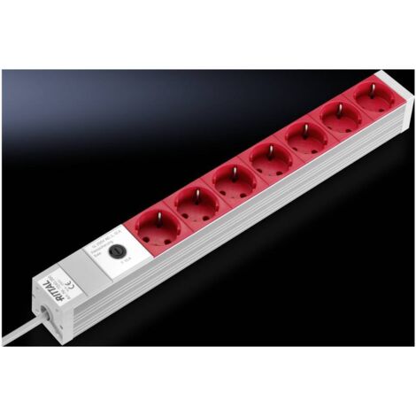 rittal Montagesatz Stromverteiler rouge 7 sorties (1/2)