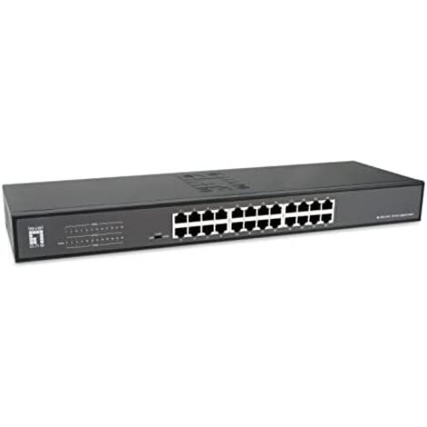 Switch level one gigabit metal enclosure unmanaged 24p 10/100/1000 geu-2431 (1/5)