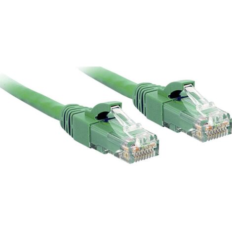 Câbles réseau et DAC LINDY Cat.6 U/UTP Cable Green 0.3m (1/4)