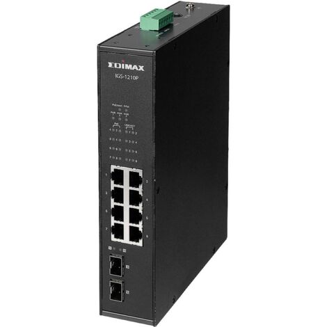 Commutateur Ethernet industriel EDIMAX IGS-1210P S689862 (1/5)