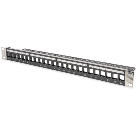 24 ports Panneau de brassage 483 mm (19") non équipé 1 UH non équipé R704791 (1/4)