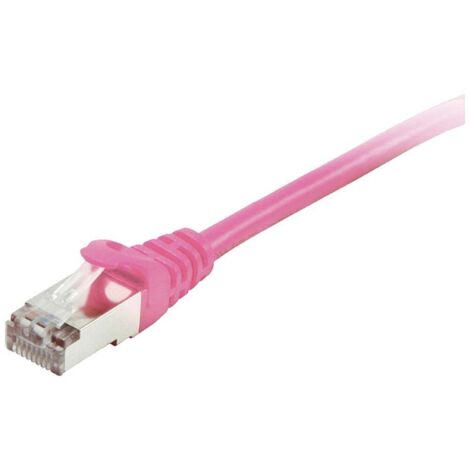 Equip 605582 RJ45 Câble réseau, câble patch CAT 6 S/FTP 3.00 m rose contacts dorés 1 pc(s) X916612 (1/4)
