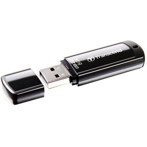 Transcend JetFlash elite JetFlash 350 lecteur USB flash 8 Go USB Type-A 2.0 Noir (1/2)