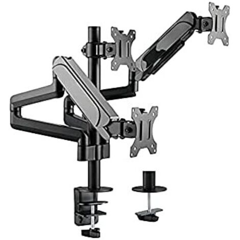 Equip Tischhalterung 17`-27` 3TFT je 7kg 360 Gasfeder sw (1/5)