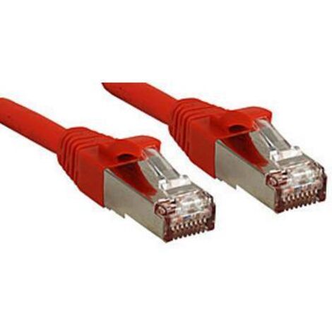 Câbles réseau et DAC LINDY S/FTP Cat.6 Cable Red 3m LSOH incl. Testprotocol (1/2)