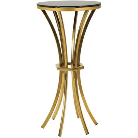 Sellette en métal et verre Shanty 40 x 81 cm 40 x 81 cm (1/4)