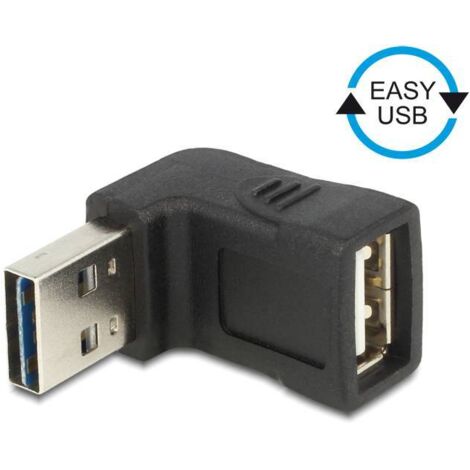 Delock USB 2.0 Adaptateur [1x USB 2.0 type A mâle - 1x USB 2.0 type A femelle] 65521 Y463123 (1/4)