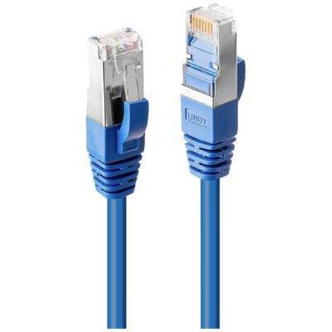 Câbles réseau et DAC LINDY S/FTP Cat.6 Cable Blue 1m LSOH incl. Testprotocol (1/2)