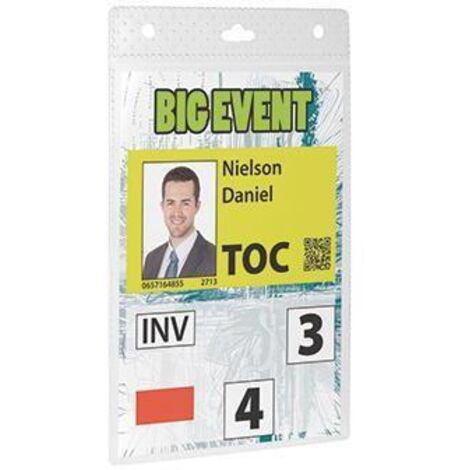 DUARABLE Namensschild 852619 DIN A6 transparent 20 St./Pack. (1/2)