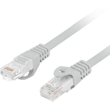 Lanberg - Câble réseau Ethernet UTP gris Cat.6 1 m PCU6-10CU-0100-S (1/4)