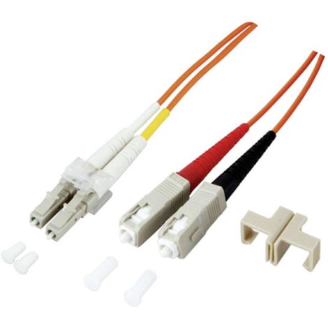 Câble de raccordement FO EFB Elektronik O0360.2 [1x LC mâle - 1x SC mâle] 9/125 µ Singlemode OS2 2.00 m W19281 (1/2)