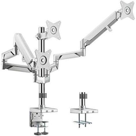 Logilink BP0090 support de bureau argent pour écrans 17 à 27 pouces (1/3)