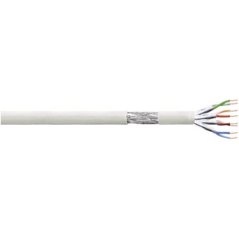LogiLink CP2100S Câble réseau CAT 6 S/FTP 4 x 2 x 0.1 mm² gris 100 m V962981 (1/2)
