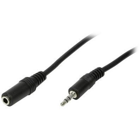 Câble de raccordement LogiLink CA1054 Jack audio 3.00 m noir (mat) Y254932 (1/2)