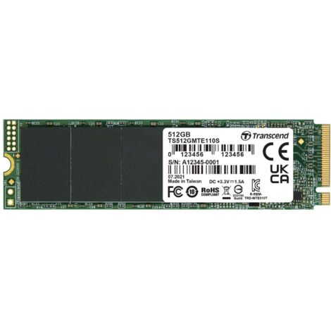 Transcend 110S M.2 512 Go PCI Express 3.0 3D NAND NVMe (1/3)