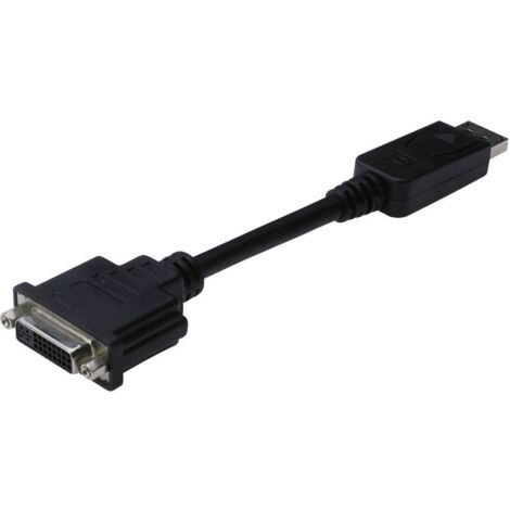 Adaptateur DisplayPort, DVI Digitus AK-340409-001-S [1x DisplayPort mâle - 1x DVI femelle 24+5 pôles] 15.00 cm noir X46510 (1/4)