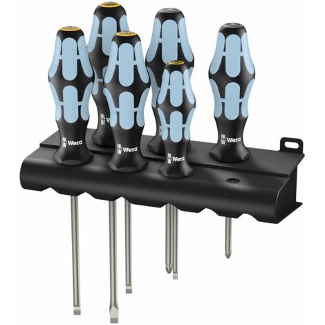 JEU DE TOURNEVIS EN ACIER INOXYDABLE + SUPPORT, 6 PIÈCES - W05032061001 (1/5)